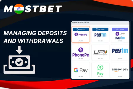 Mostbet App Deposits and Withdrawals