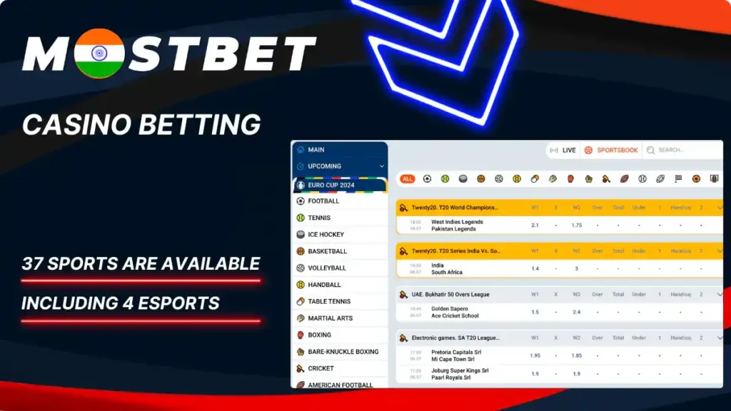 Mostbet Betting