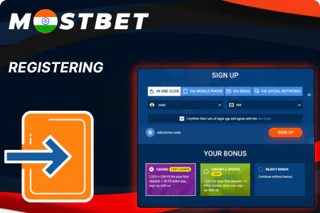 Registering on Mostbet